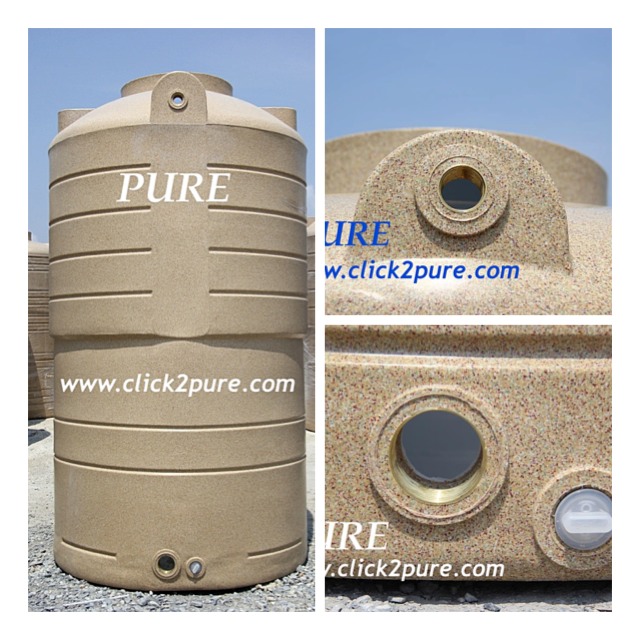 ขาย รับติดตั้ง ถังเก็บน้ำบนดินลายแกรนิต ยี่ห้อ PURE ขนาด 500 ลิตร, 750 ลิตร,800 ลิตร,1000 ลิตร,1200 ลิตร,1500 ลิตร,2000 ลิตร,2500 ลิตร,3000 ลิตร,4000 ลิตร,5000 ลิตร และ 6000 ลิตร ราคาถูก 